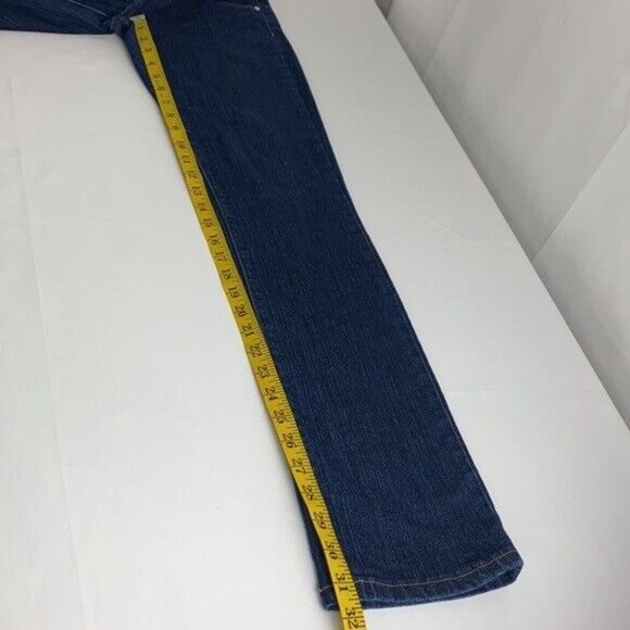 Uka Jeans Womens Straight Leg Jeans Size 3 Dark Rinse Denim - Picture 10 of 10